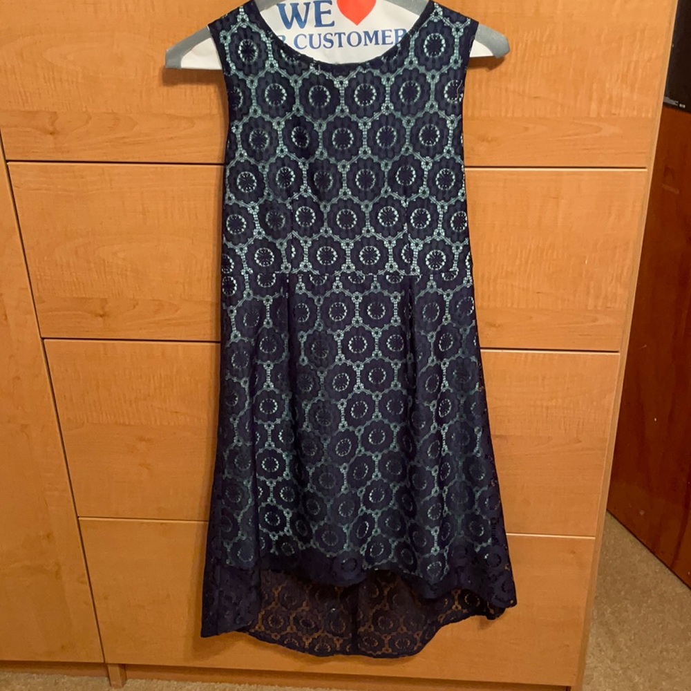 Lace high low dress